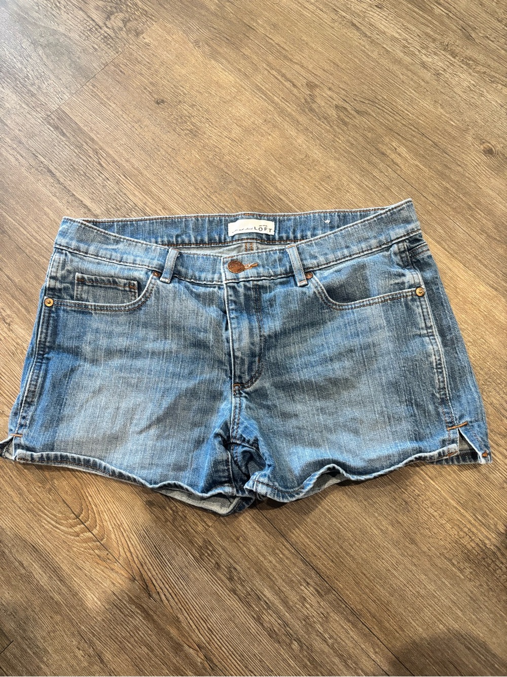 LOFT Light Blue Denim Jean Shorts